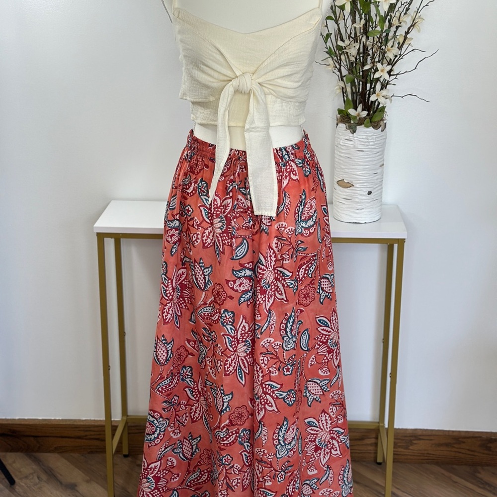 NWT Floral Maxi Skirt
